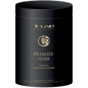 Пудра T-LAB Professional Premier Noir Bleaching Powder для защиты и осветления волос 500 мл (5060466661806) в Полтаве