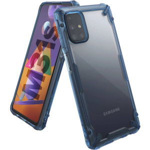 Панель Ringke Fusion X Samsung Galaxy M31s Space Blue надійний