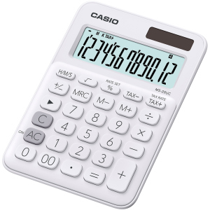 Калькулятор Casio 12 розрядний 105х149.5х22.8 (MS-20UC-WE-S-ES) ТОП в Полтаві