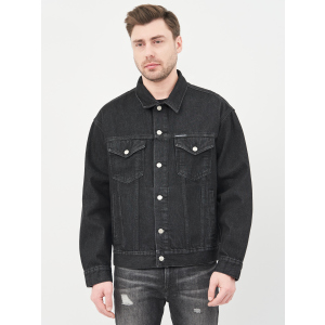 Джинсова куртка Calvin Klein Dad Jeans Jacket J30J318076-1BY XL Denim Black (8719853756102) ТОП в Полтаві