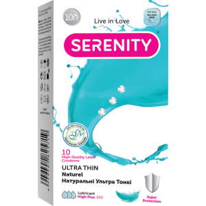 Презервативи Serenity Ultra Thin 10 шт (6949402825719) ТОП в Полтаві