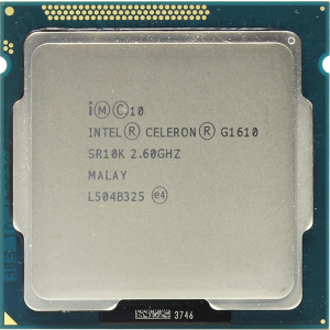 Процессор Intel Celeron G1610 2.6GHz/2MB/5GT/s (SR10K) s1155, tray рейтинг