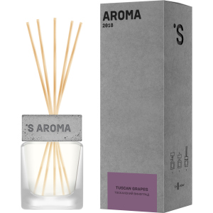 Аромадиффузор Sister's Aroma Reed Diffuser Tuscan Grapes Тосканский виноград 120 мл (8681301037166) лучшая модель в Полтаве