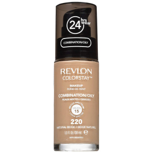 Тональний крем Revlon ColorStay комбінована та жирна шкіра з дозатором 220 Natural Beige 30 мл (309974700054) в Полтаві