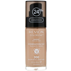 Тональний крем Revlon ColorStay комбінована та жирна шкіра з дозатором 300 Golden Beige 30 мл (309974700085)