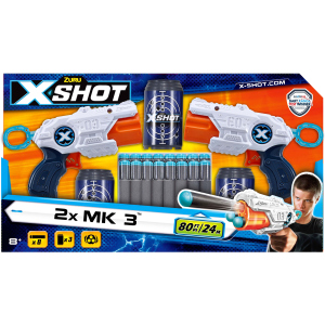 Набір швидкострільних бластерів Zuru X-Shot Excel MK 3 Double Pack (193052021366) ТОП в Полтаві