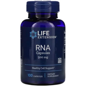 Рибонуклеиновая кислота, RNA Capsules, Life Extension, 500 мг, 100 капсул (737870070108)