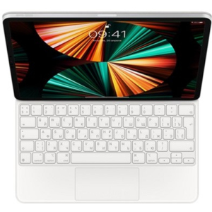 Обложка-клавиатура Apple Magic Keyboard для iPad Pro 12.9 2021 White (MJQL3RS/A) лучшая модель в Полтаве