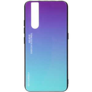 Панель BeCover Gradient Glass для Vivo V15 Pro Purple-Blue краща модель в Полтаві