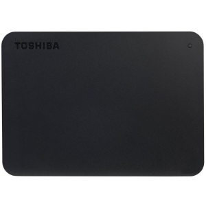 Зовнішній накопичувач HDD 2.5" USB 2.0TB Toshiba Canvio Basics Black + USB-C адаптер (HDTB420EK3ABH) ТОП в Полтаві