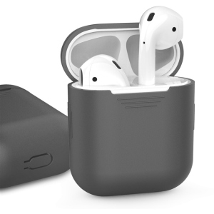 Класичний Силіконовий чохол AhaStyle для Apple AirPods Gray (AHA-01020-GRY) в Полтаві