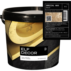 Декоративный воск Elf DecorSpecial Wax 1 л Gold (mba1d124w) лучшая модель в Полтаве