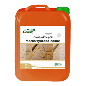 Масло тунгово-льняное для древесины ConWood TungOil 5 л лучшая модель в Полтаве