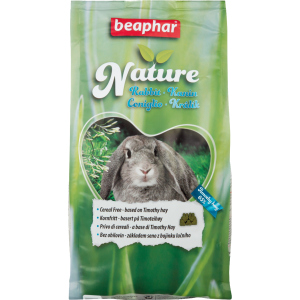 Беззерновий корм для кроликів Beaphar Nature Rabbit з тимофіївкою 1.25 кг (8711231101696) краща модель в Полтаві