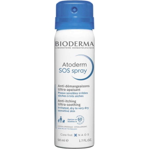 Спрей Atoderm SOS Spray Анти-свербіж Ультразаспокійливий 50 мл (3401528546402) краща модель в Полтаві