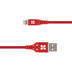 Кабель Promate NerveLink-i2 USB/Lightning MFI 2.4А 2 м Red (nervelink-i2.red)