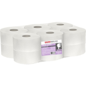 Туалетний папір для диспенсерів PRO service Comfort 2-шаровий 120 м 12 рулонів (32760643) краща модель в Полтаві
