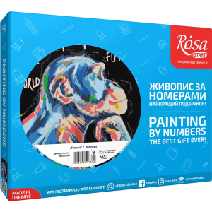 Набір для творчості Rosa Start акриловий живопис за номерами Мавпа (4823098507352) краща модель в Полтаві