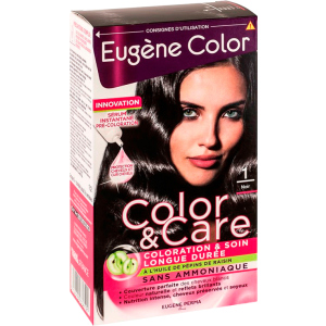 Фарба для волосся Eugene Perma без аміаку Color &amp; Care 1 Чорний 125 мл (3140100336191) ТОП в Полтаві