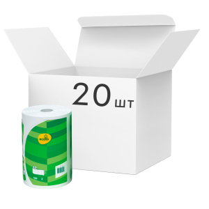 хорошая модель Упаковка бумажных полотенец Ecolo 120 отрывов 2 слоя Белые 20 рулонов (4820202890201)
