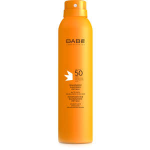 Солнцезащитный спрей BABE Laboratorios Водостойкий прозрачный SPF 50+ (8437011329943) ТОП в Полтаве