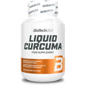 Витамины и минералы Biotech Liquid Curcuma 30 капсул (5999076238767) надежный