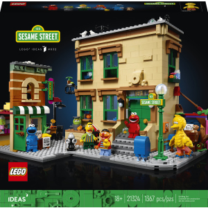 Конструктор LEGO Ideas Улица Сезам 123 1367 деталей (21324) (5702016819953) ТОП в Полтаве