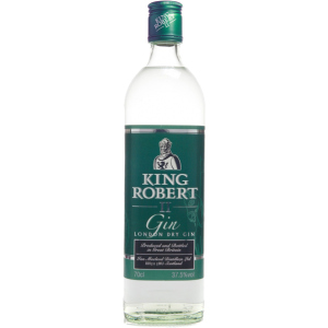 Джин King Robert II Distilled London Dry Gin 0,7 л 37,5% (5010852001976) краща модель в Полтаві