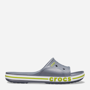 Шльопанці Crocs Bayaband Slide 205392 0A3-M7/W9 39 25 см Charcoal/Volt Green (191448189683) краща модель в Полтаві