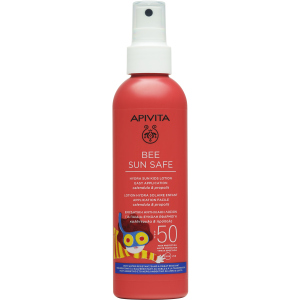 Сонцезахисний лосьйон Apivita Bee Sun Safe SPF50 для дітей 200 мл (5201279080273) надійний