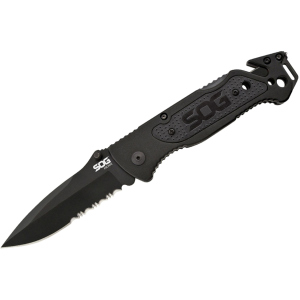 купити Ніж SOG Escape Black FF25-CP