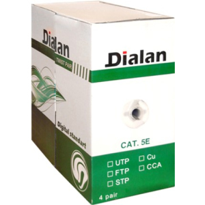 Кабель Dialan КПВЕ 4х2х0.50 мм² (FTP-cat.5E) 305 м (10554) в Полтаві