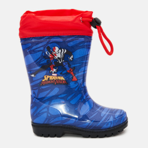 Резиновые сапоги Disney Perletti Spiderman 98072 30-31 Синие (8015831980723) ТОП в Полтаве