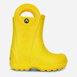 Гумові чоботи Crocs Handle Rain Boot Kids 12803-730-J3 34 Yellow (0887350027877) краща модель в Полтаві