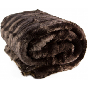 Плед LIFETIME Furry blanket Коричневий 120x150 см (871125227910-1 brown) краща модель в Полтаві