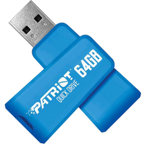 Patriot Color Quickdrives 64GB USB 3.1 Blue (PSF64GQDBL3USB) в Полтаві