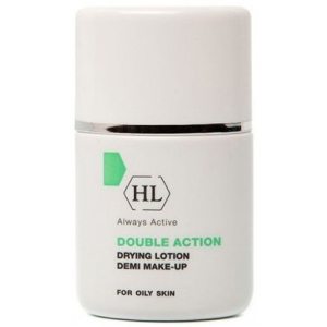 Подсушивающий лосьон с тоном Holy Land Double Action Drying Lotion Demi Make Up 30 мл (7290101321620) ТОП в Полтаве