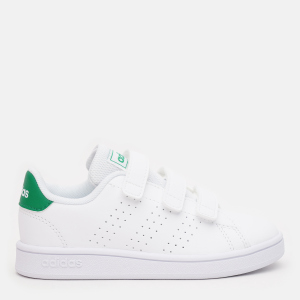 Кеды детские Adidas Advantage C EF0223 29 Ftwwht/Green/Gretwo (4061622793462) ТОП в Полтаве