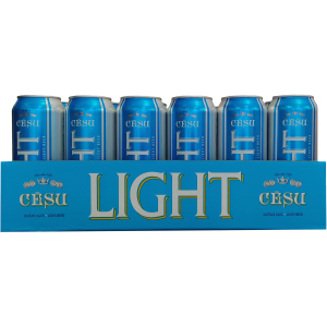 хороша модель Упаковка пива Cēsu Light світле фільтроване 4.2% 0.5 л х 24 шт (4750142019502)