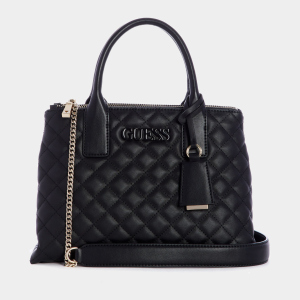 Сумка женская Guess Elliana Satchel 562 Черная (H2000029600005) лучшая модель в Полтаве