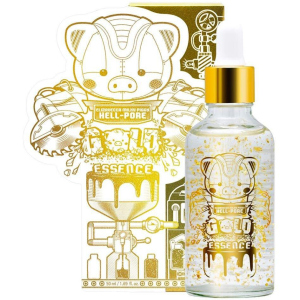 Есенція для обличчя Elizavecca Milky Piggy Hell-Pore Gold Essence з частинками 24к золота 50 мл (8809624500086) краща модель в Полтаві