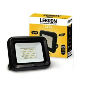 LED прожектор Lebron LF, 30W, LED, 2400Lm, 6200К (4748) ТОП в Полтаві