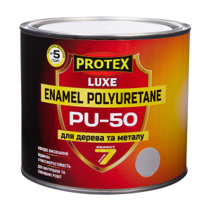 Емаль поліуретанова LUXE PU-50 PROTEX 2.4кг чорна краща модель в Полтаві