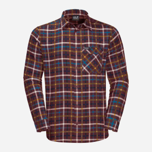 Рубашка Jack Wolfskin Fraser Island Shirt 1402522-8222 L Бордовая (4060477933009)