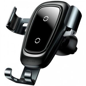 купити Автомобільний утримувач холдер Baseus Metal Gravity Car Mount Black (WXYL-B0A)