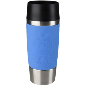 Термокухоль Tefal Travel Mug блакитний 0.36 л (K3086114) краща модель в Полтаві