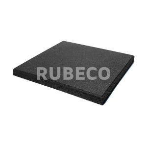 купити Гумова плитка RUBECO 500*500*20мм чорна 1м2