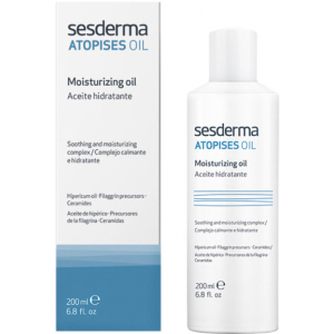 Олія зволожуюча Sesderma Oil Moisturizing Atopises для чутливої, схильної до акне шкіри 200 мл (8429979434555) краща модель в Полтаві