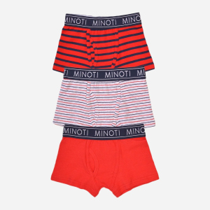 хороша модель Трусики-шорти Minoti 7B BRIEF 2 35097TEN 158-164 см 3 шт Червоні (5059030615703)