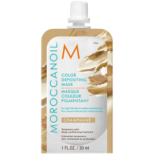 Маска с эффектом цвета MoroccanOil Color Depositing Mask цвет Champagne 30 мл (7290113140608) рейтинг